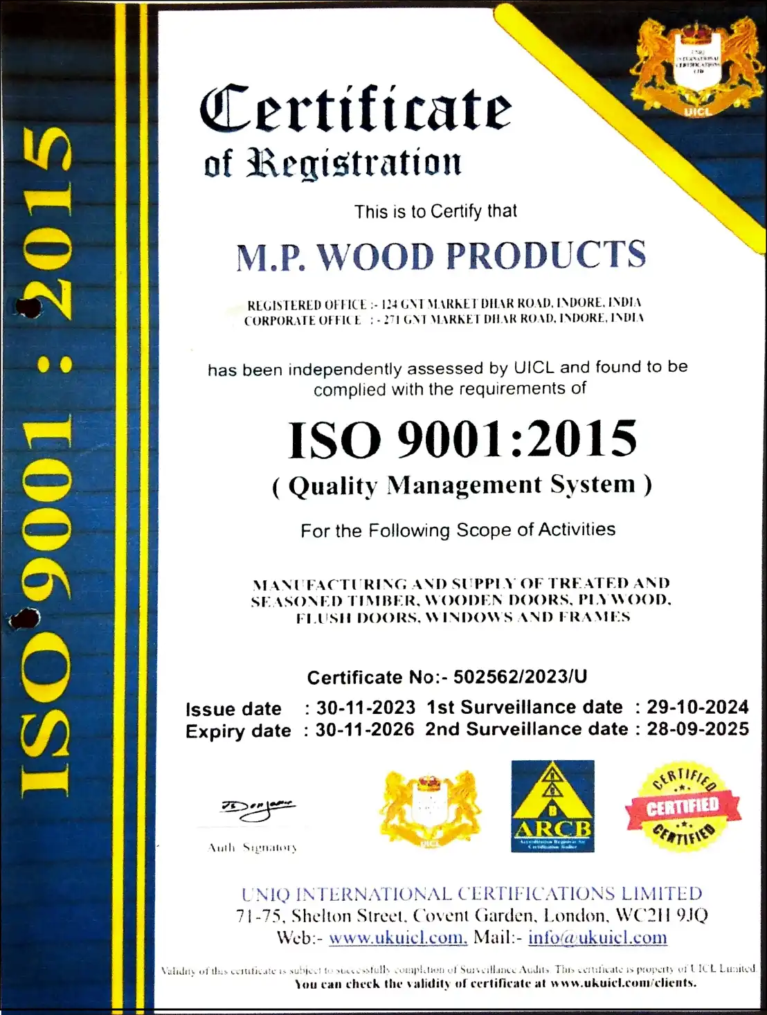 certification